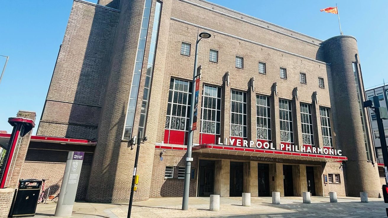 Exterior of Liverpool Philharmonic Hall