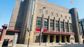 Exterior of Liverpool Philharmonic Hall